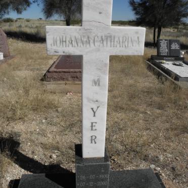 MEYER Johanna Catherina 1900-2000