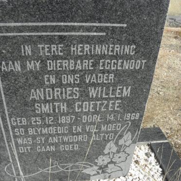 COETZEE Andries Willem Smith 1897-1968