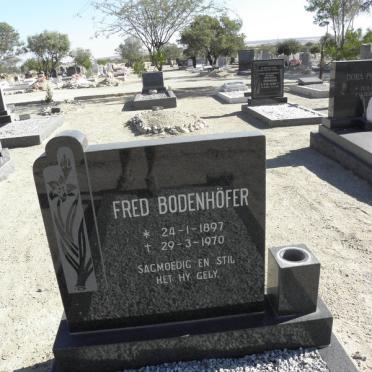 BODENHOFER Fred 1897-1970