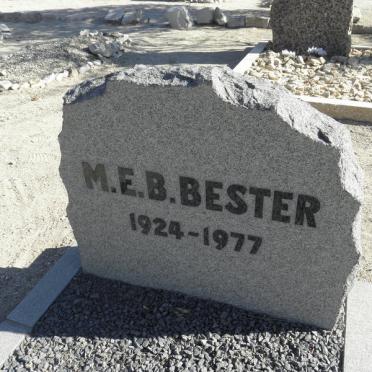 BESTER M.E.B. 1924-1977