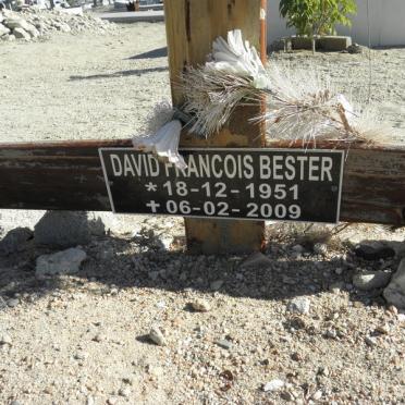 BESTER David Francois 1951-2009