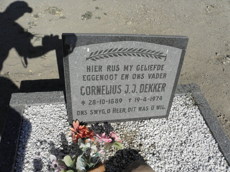 DEKKER Cornelius J.J. 1889-1974