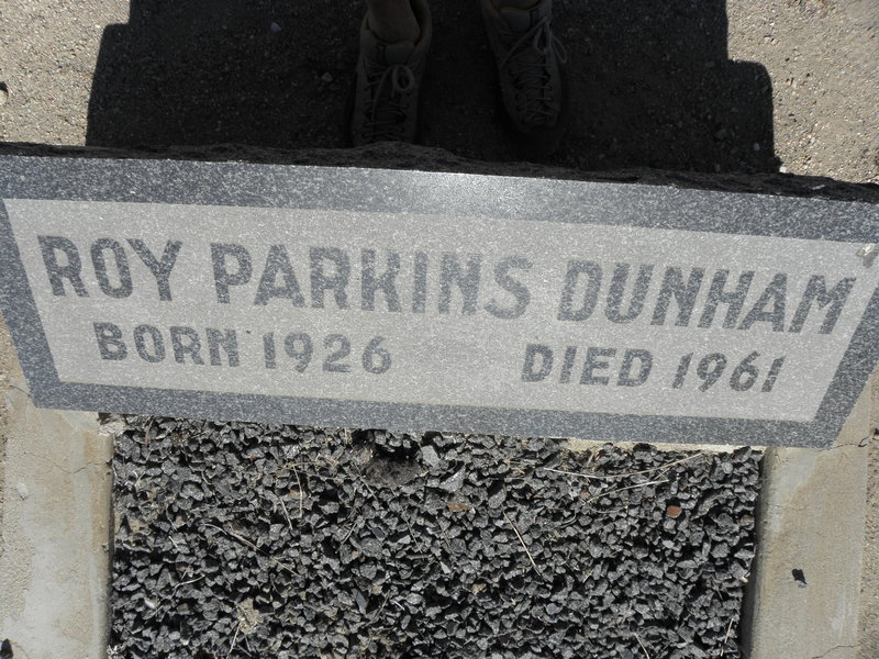 DUNHAM Roy Parkins 1926-1961