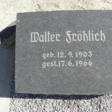 FROHLICH Walter 1903-1966