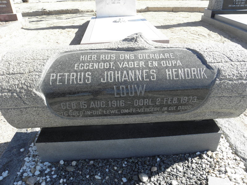 LOUW Petrus Johannes Hendrik 1916-1973