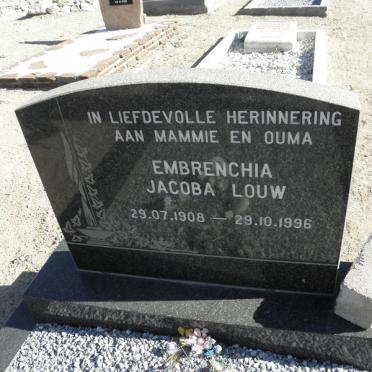 LOUW Embrenchia Jacoba 1908-1996