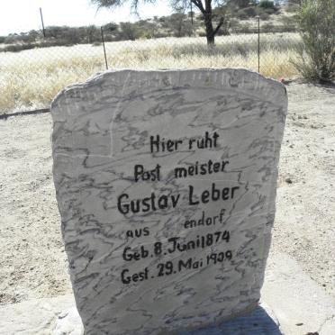 LEBER Gustav 1874-1909