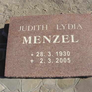 MENZEL Judith Lydia 1930-2005