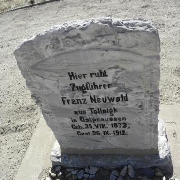 NEUWALD Franz 1872-1912