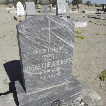 TETI Kathe Chr. Andreas 1928-1942