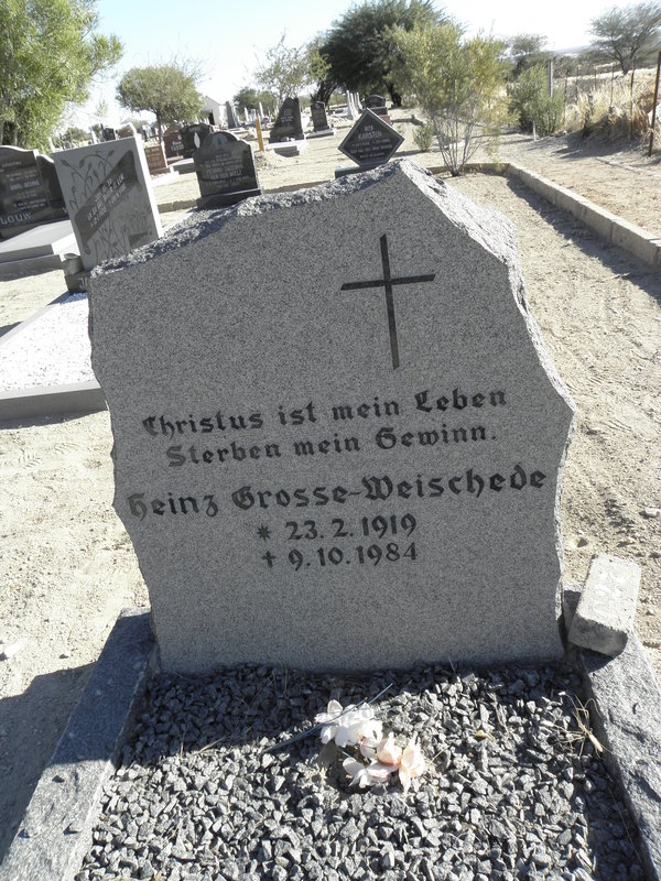 WEISCHEDE Heinz, Grosse 1919-1984