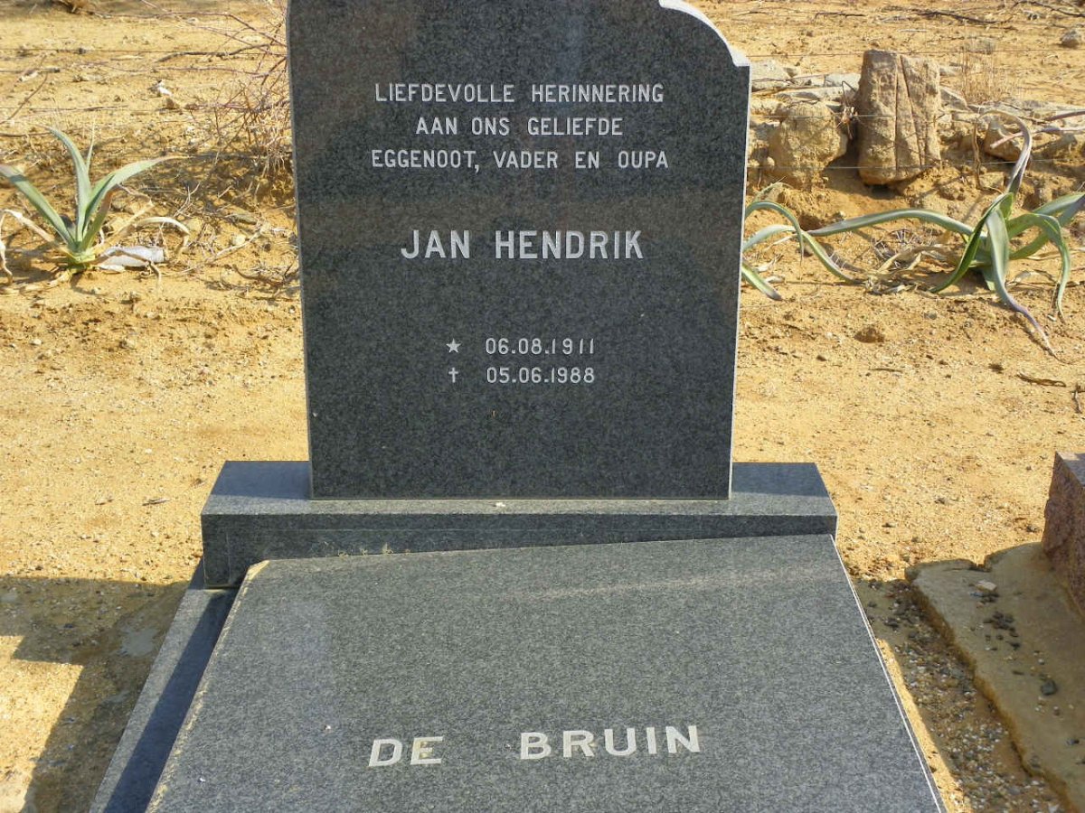 BRUIN Jan Hendrik, de 1911-1988