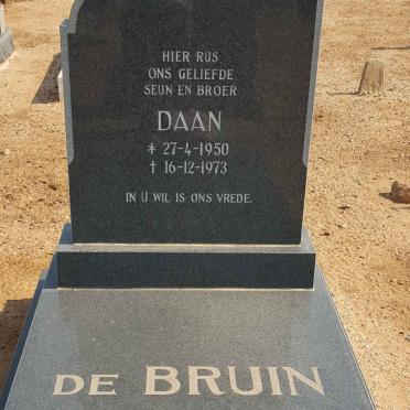 BRUIN Daan, de 1950-1973