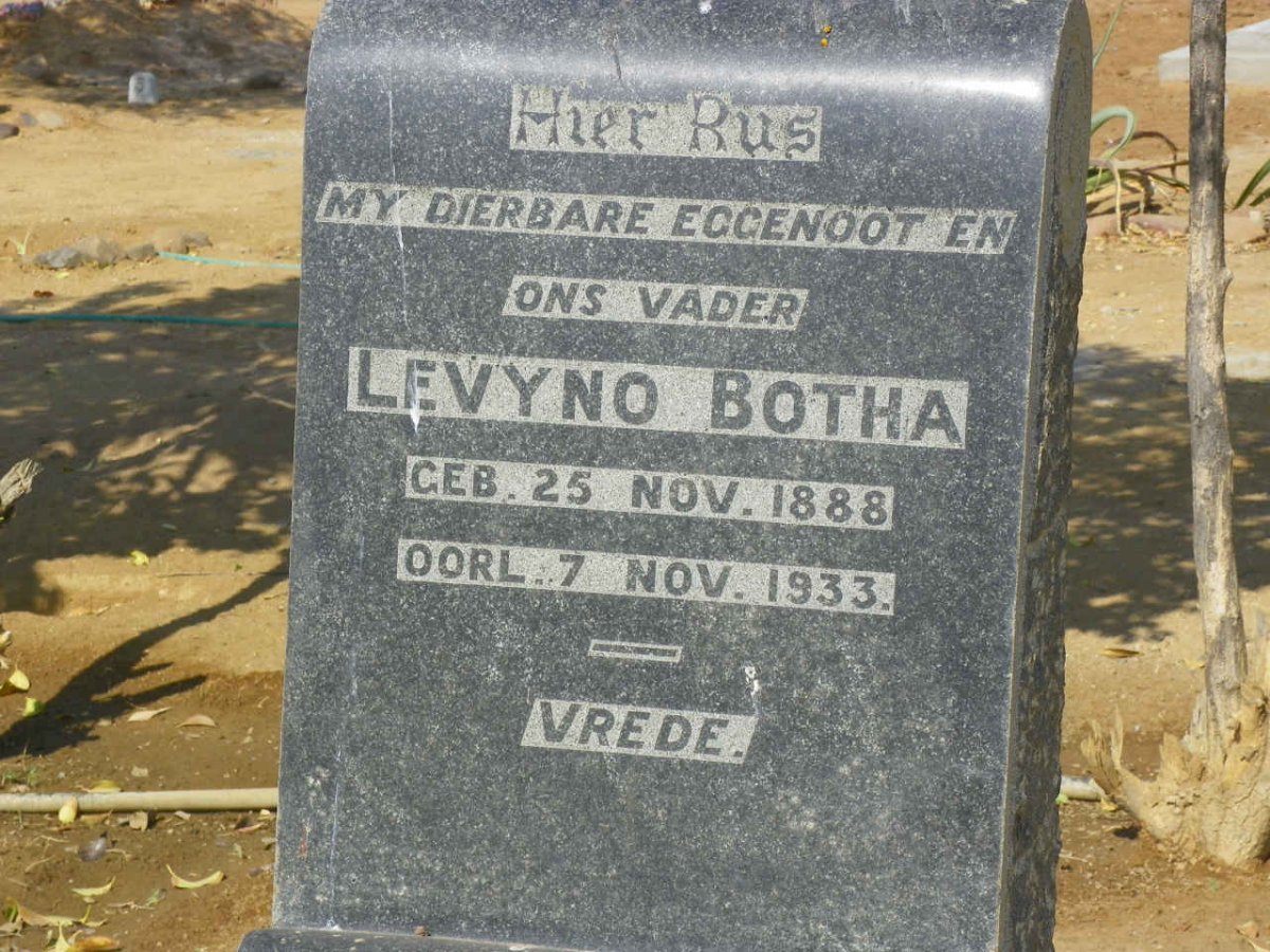 BOTHA Levyno 1888-1933