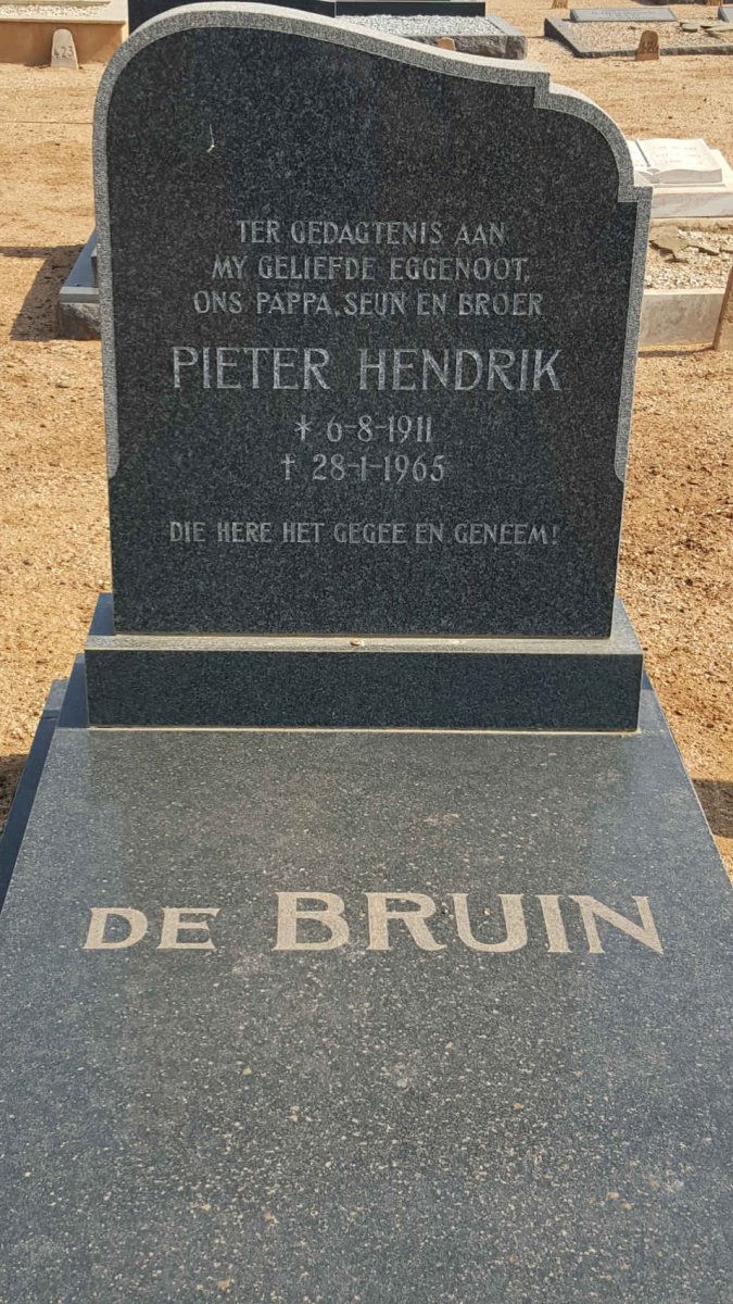 BRUIN Pieter Hendrik, de 1911-1965