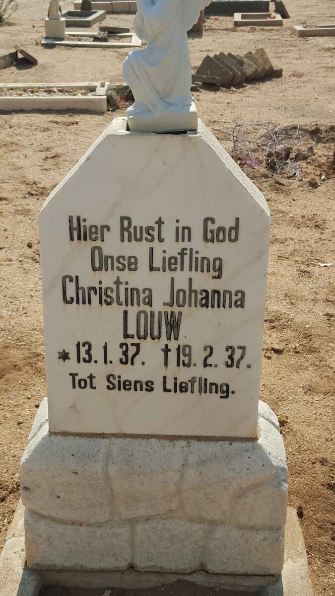 LOUW Christina Johanna 1937-1937
