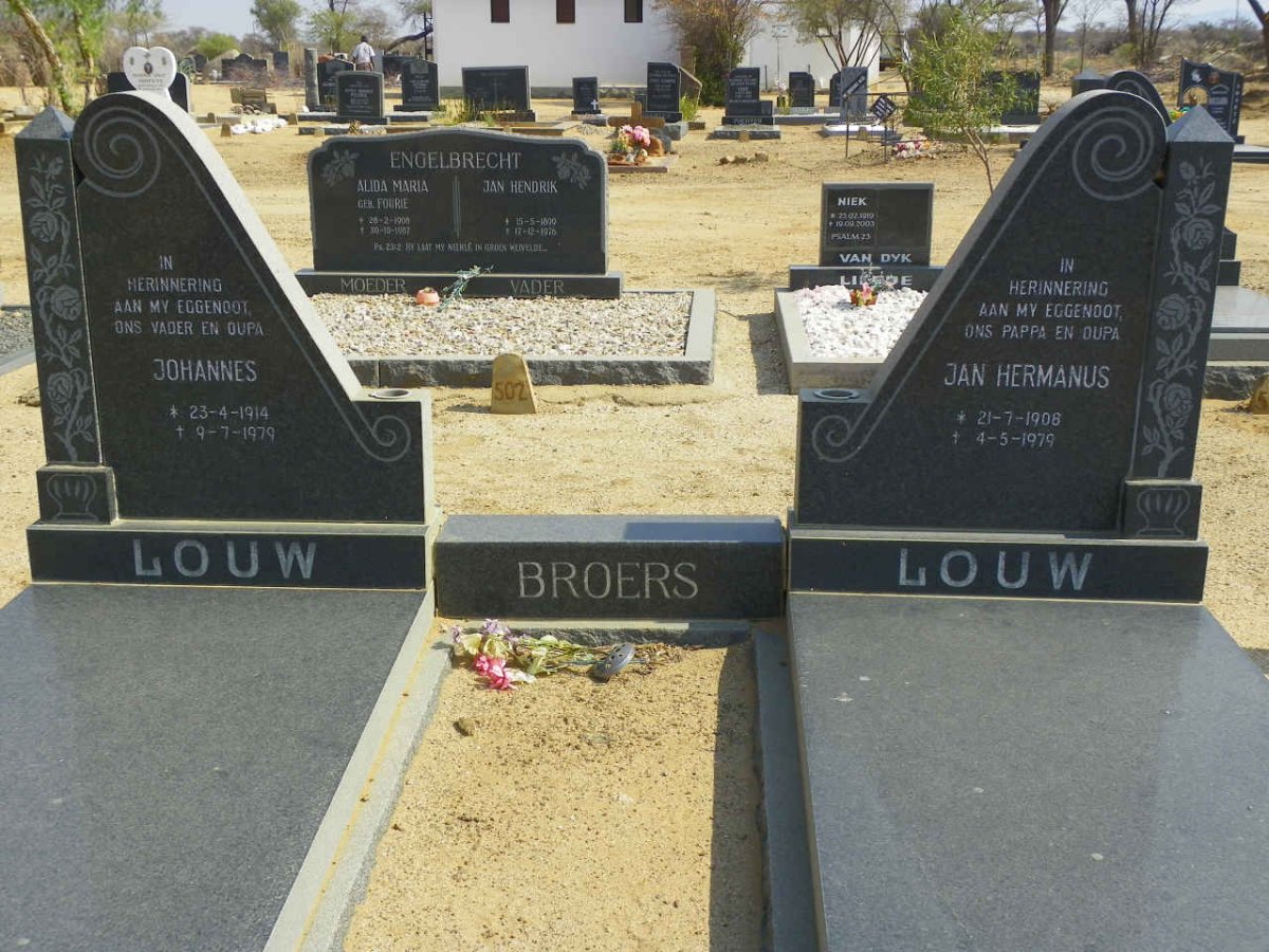 LOUW Jan Hermanus 1908-1979 :: LOUW Johannes 1914-1979