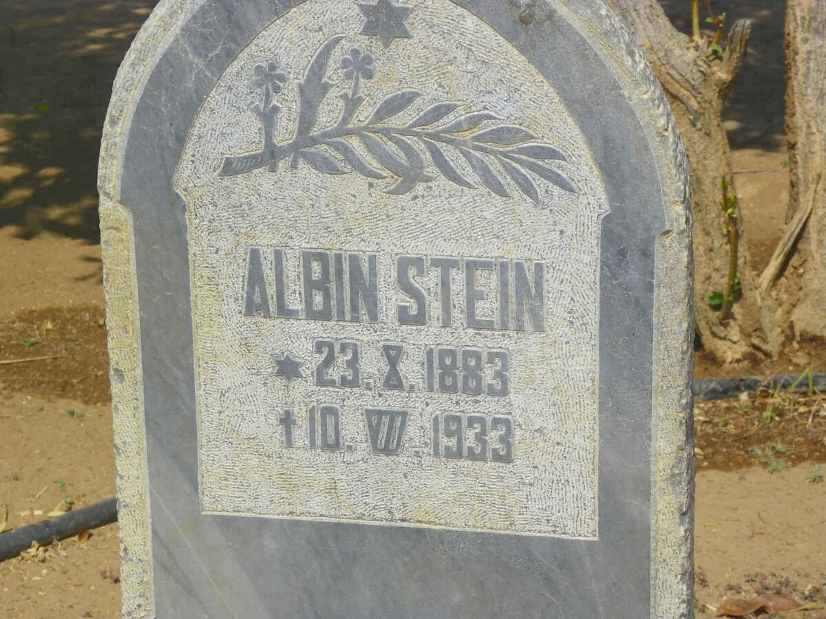 STEIN Albin 1883-1933