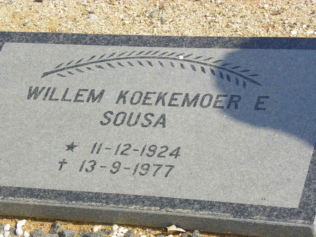 SOUSA Willem Koekemoer E. 1924-1977