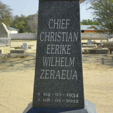 ZERAEUA Christian Eerike Wilhelm 1934-2012