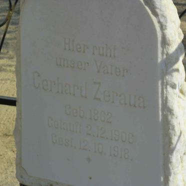 ZERAUA Gerhard 1862-1918