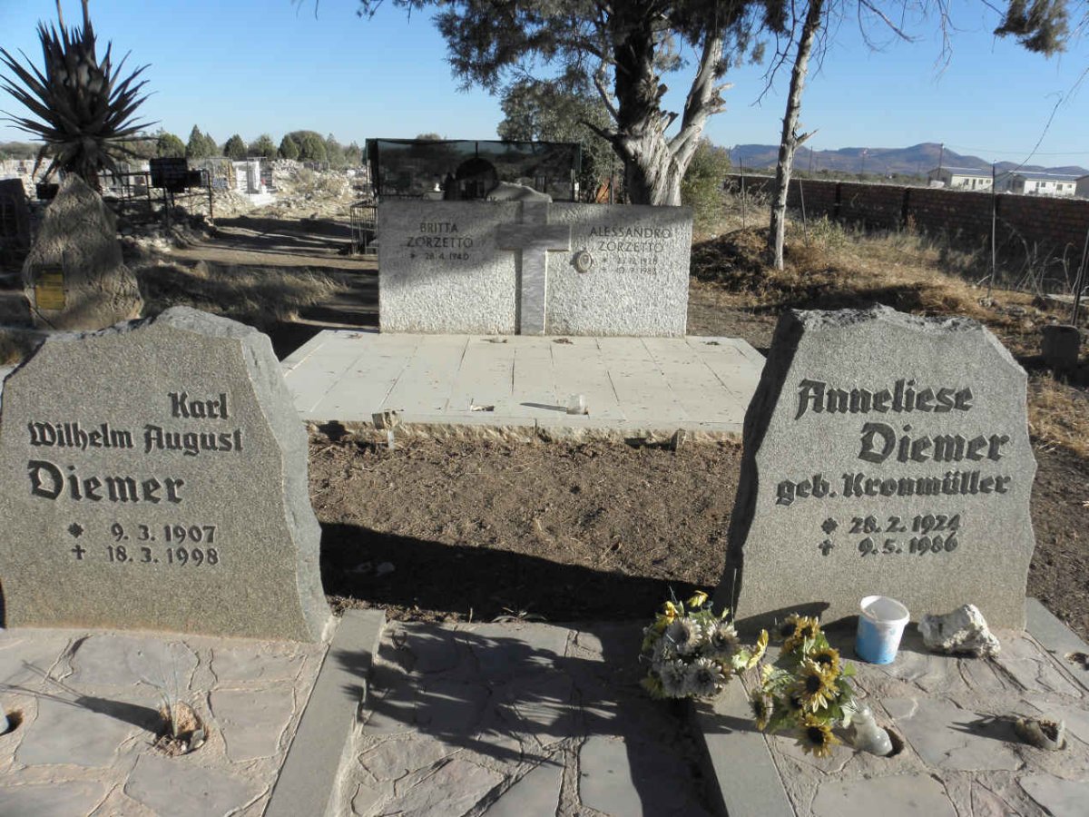 DIEMER Karl Wilhelm August 1907-1998 &amp; Anneliese KRONMULLER 1926-1986