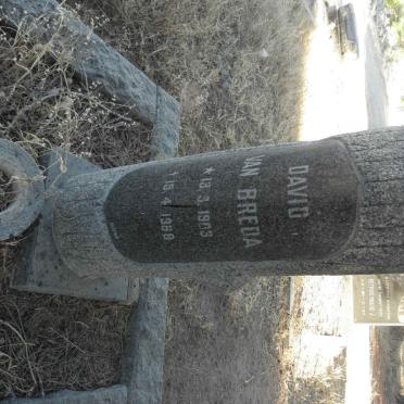 BREDA David, van 1903-1968