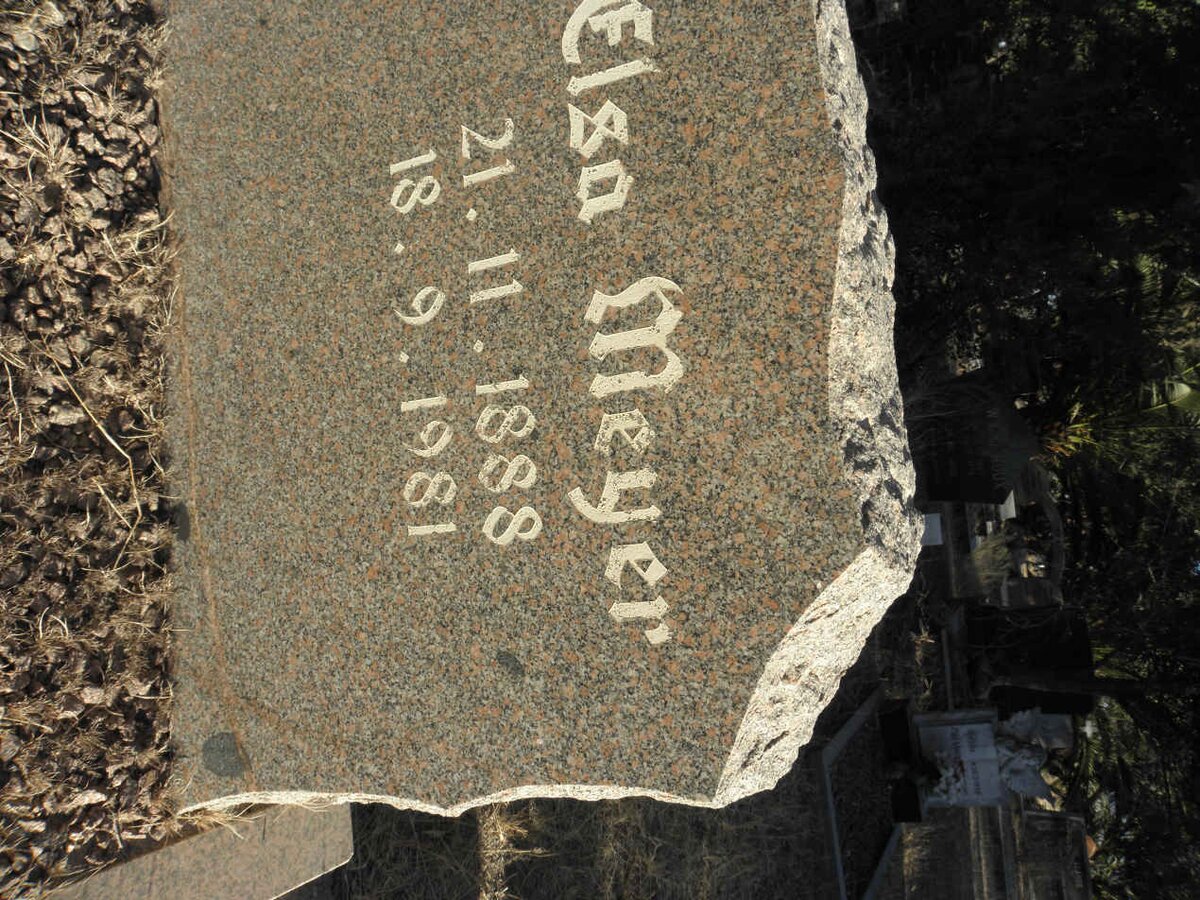 MEYER Elsa 1888-1981