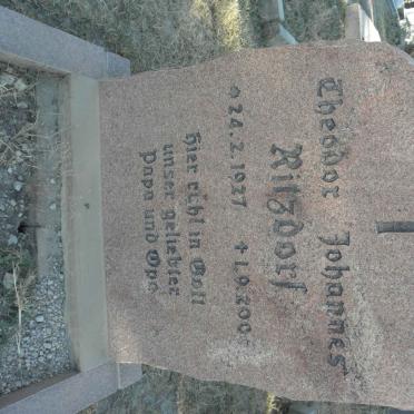 RITZDORF Theodor Johannes 1927-2006