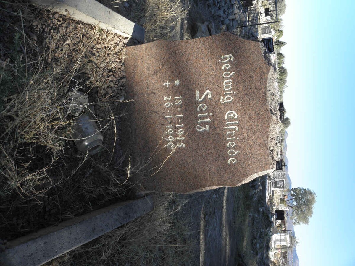 SEITZ Hedwig Elfriede 1915-1990