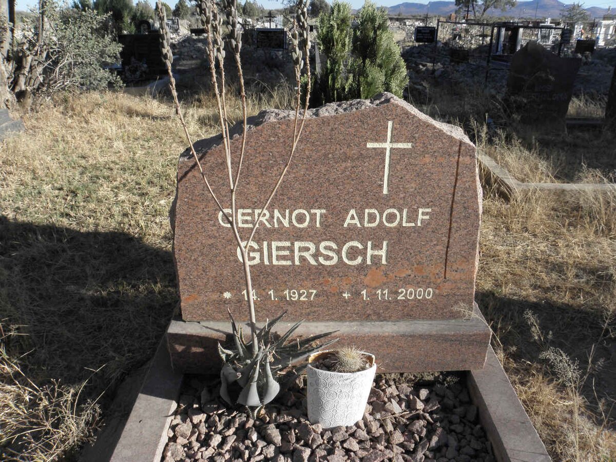 GIERSCH Gernot Adolf 1927-2000