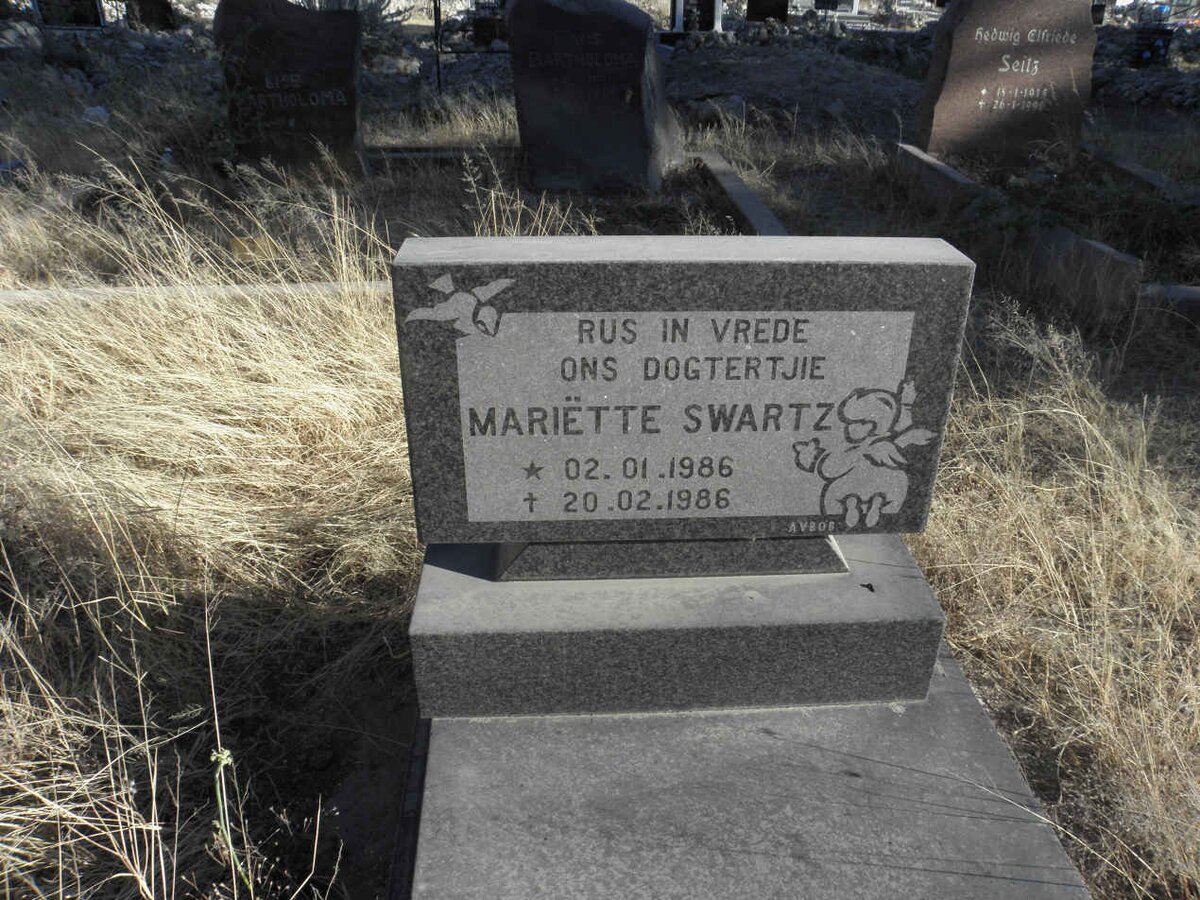 SWARTZ Mariette 1986-1986