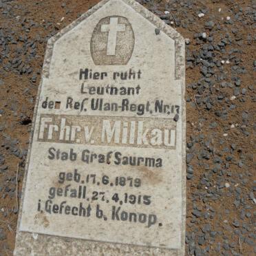 MILKAU Frhr.v. 1879-1915