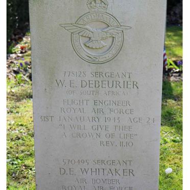 DEBEURIER Wilfred Eric -1943 :: WHITAKER D.E. -1943