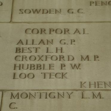 CROXFORD M.P. :: LALLAN G.P. :: BEST I.H. :: HUBBLE P.W. :: TECK Loo :: MONTIGNEY L.M.