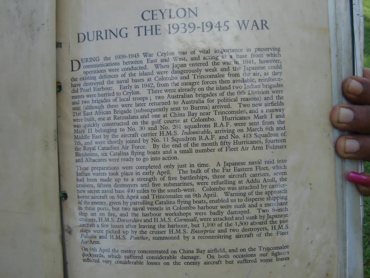5. Information on the 1939-1945 War in Ceylon