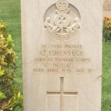 TSHENYEGE G. -1945