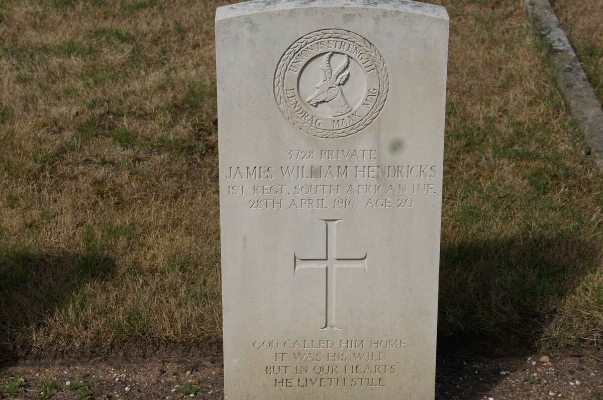 HENDRICKS James William -1916
