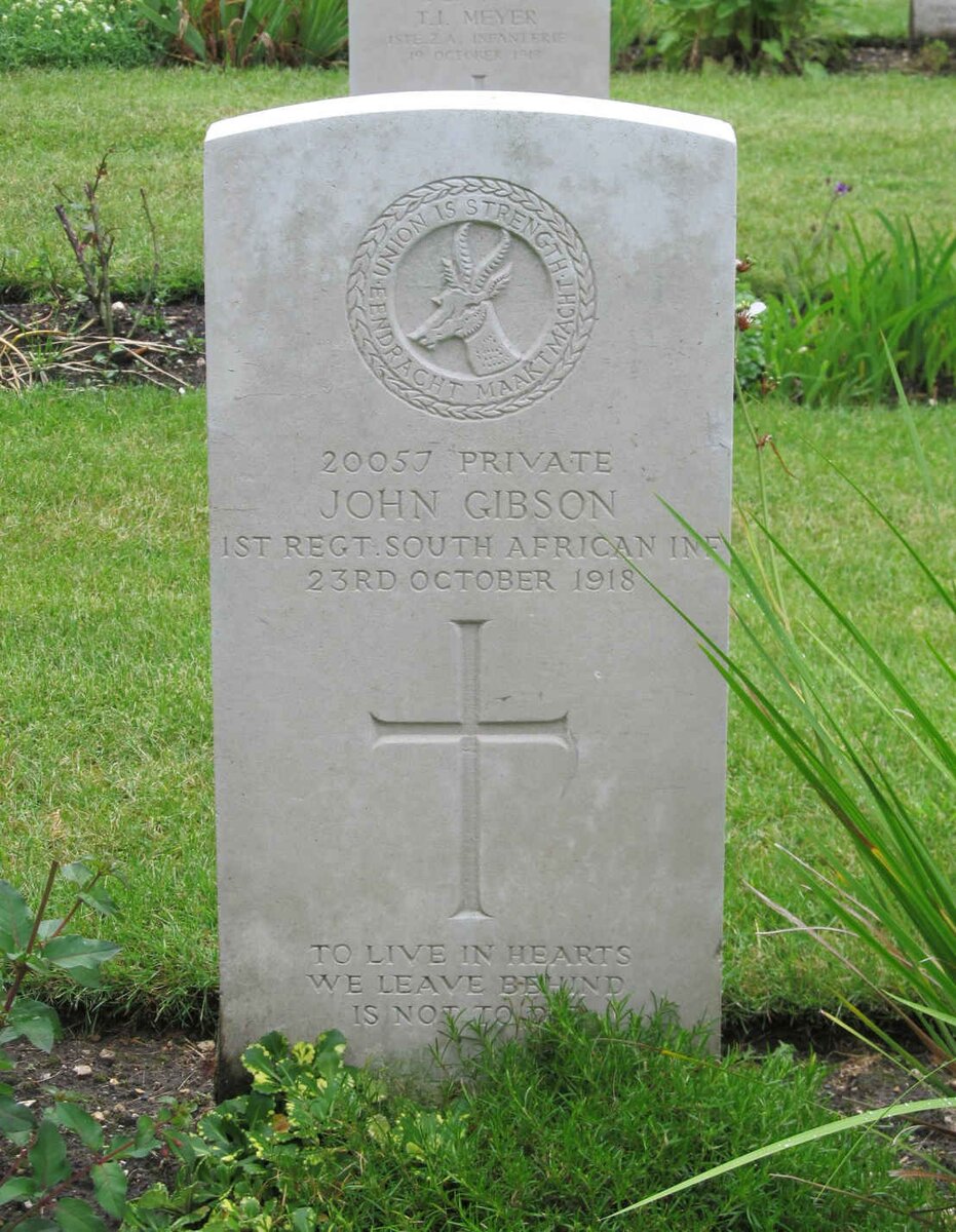 GIBSON John -1918