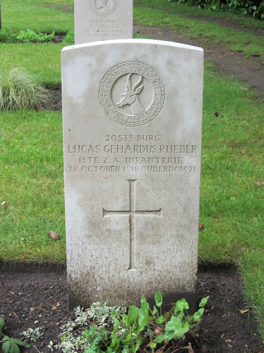 RHEDER Lucas Gehardus -1918