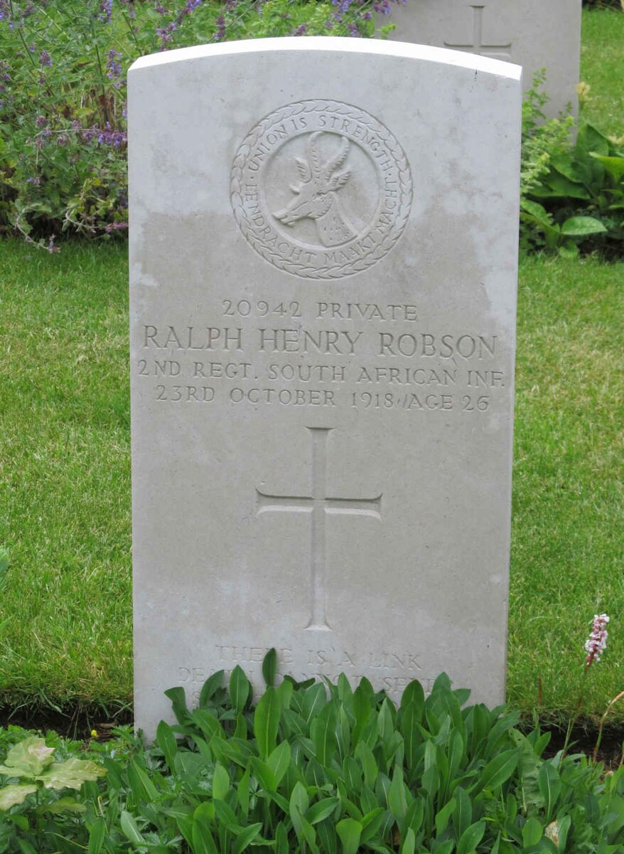 ROBSON Ralph Henry -1918