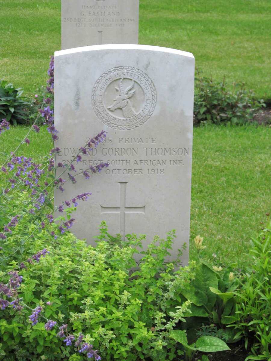 THOMSON Edward Gordon -1918