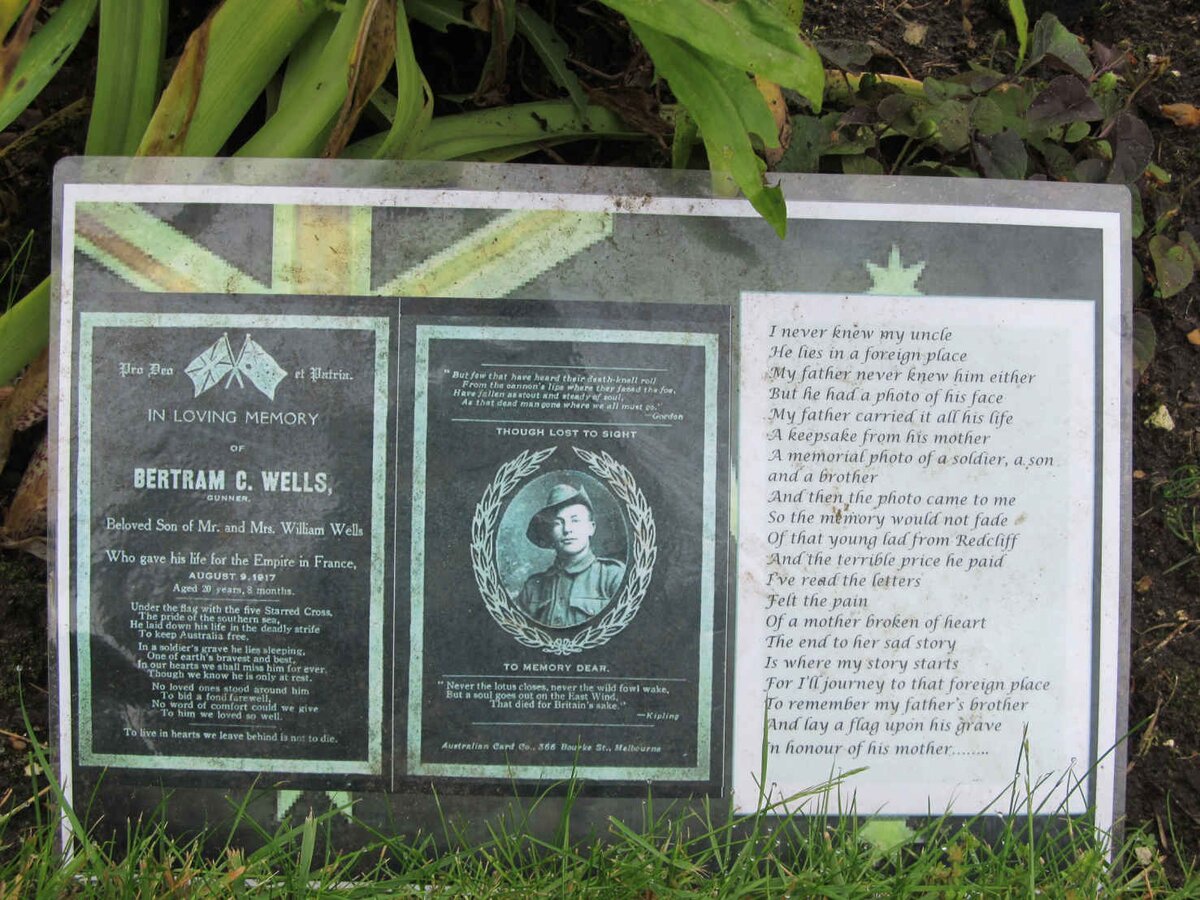 WELLS Bertram C. -1917