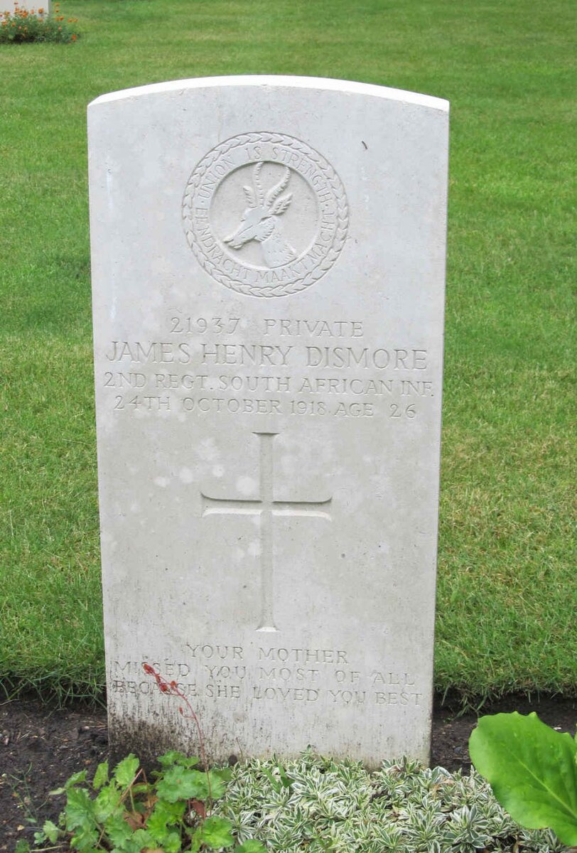 DISMORE James Henry -1918