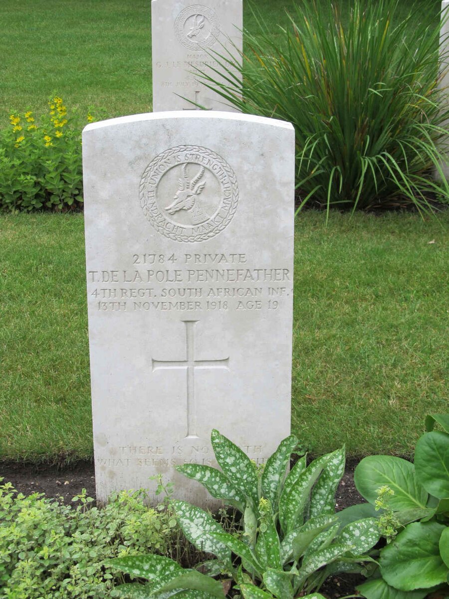 PENNEFATHER T., de la Pole -1918