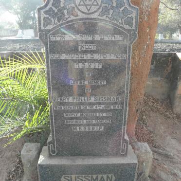 SUSSMAN Henry Phillip -1949