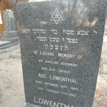 LOWENTHAL Abe 1904-1960