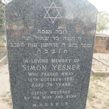 YESNER Simon -1961
