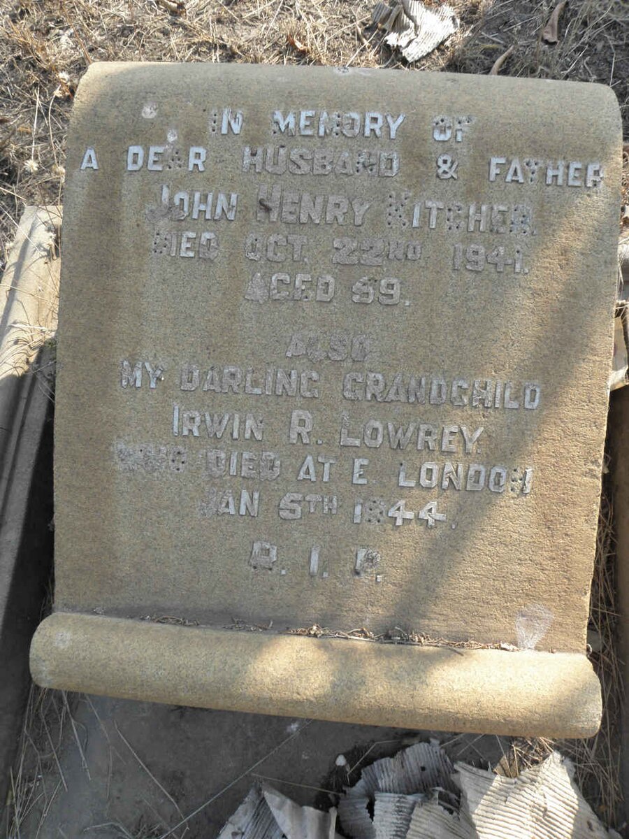 KITCHER John -1941 :: LOWREY Irwin R. -1944