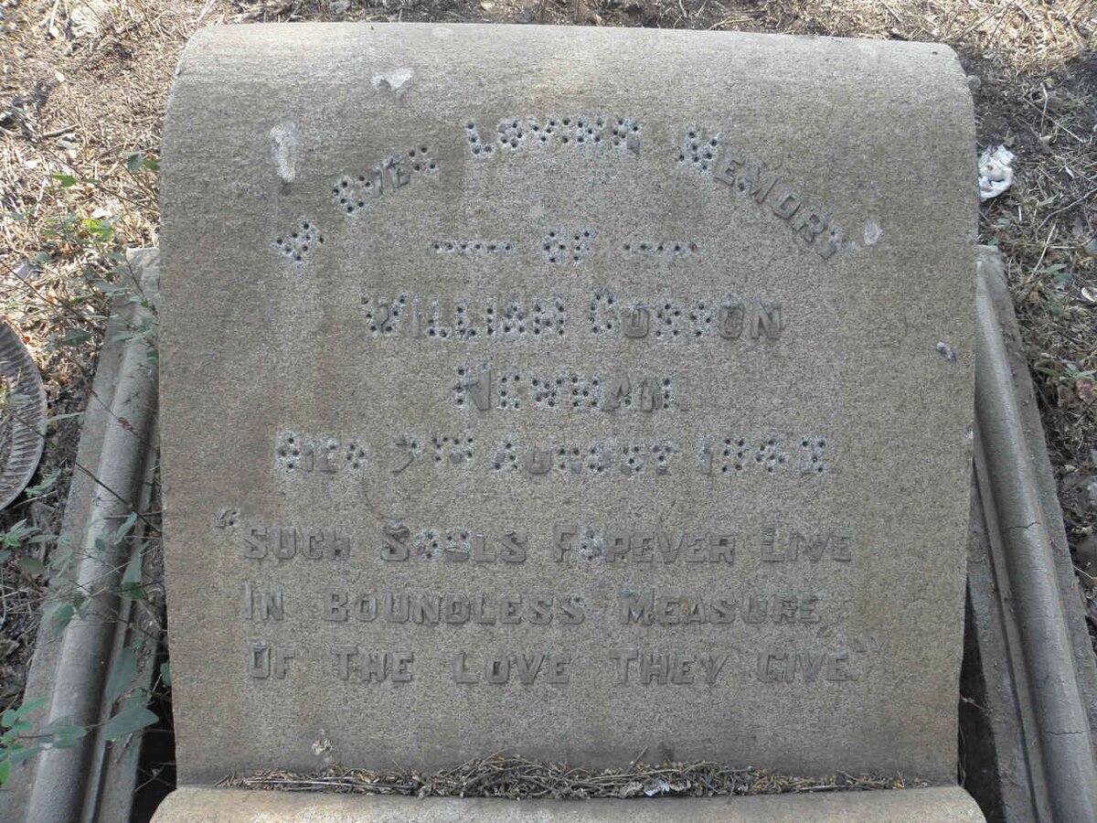 NEWMAN William Gordon -194?